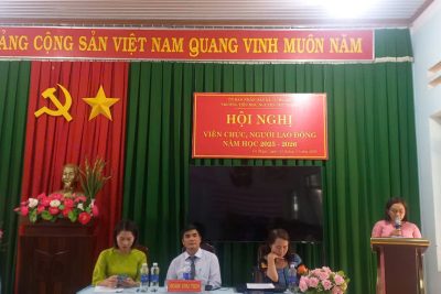 HỘI NGHỊ VIÊN CHỨC, NGƯỜI LAO ĐỘNG NĂM HỌC 2025-2026